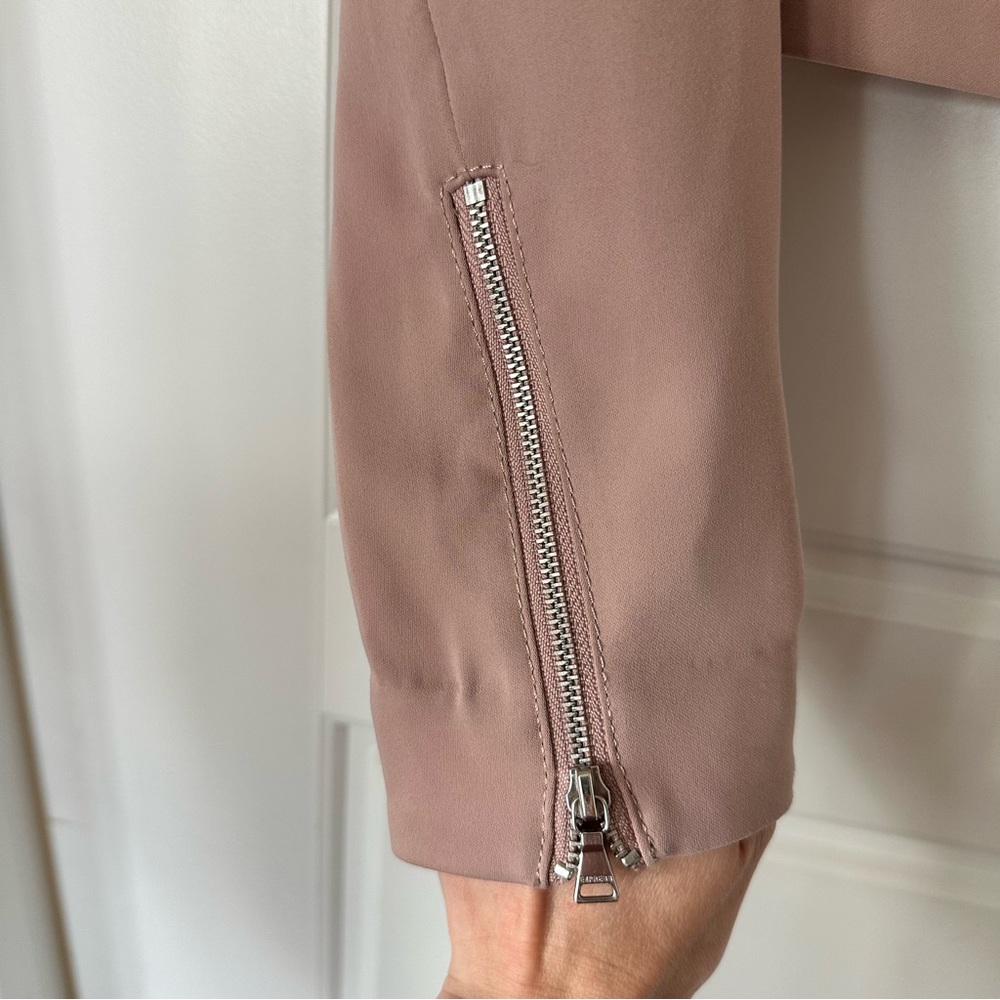 Express Asymmetrical Drape Moto Jacket - image 4